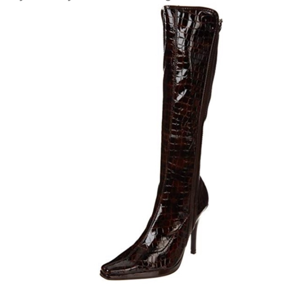 CL by Laundry  Brown Flashlight Boots NWOT
